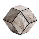 The Shashibo Moon by Geobenders is a mechanical puzzle featuring a unique hexagonal shape. Its surface showcases a detailed design resembling the lunar surface, complete with craters and textures that mimic the moon's natural geography. The puzzle can transform into over 70 shapes, providing endless possibilities and challenges for users. Ideal for skill-building and tactile stimulation.