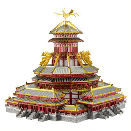 The Ziwei Palace by Piececool is a stunning DIY kit showcasing intricate architecture. Featuring layered roofs and detailed ornamental elements, this model is perfect for craft enthusiasts and collectors. Its vibrant colors and elaborate design capture the essence of traditional palaces, making it a visually striking addition to any space.