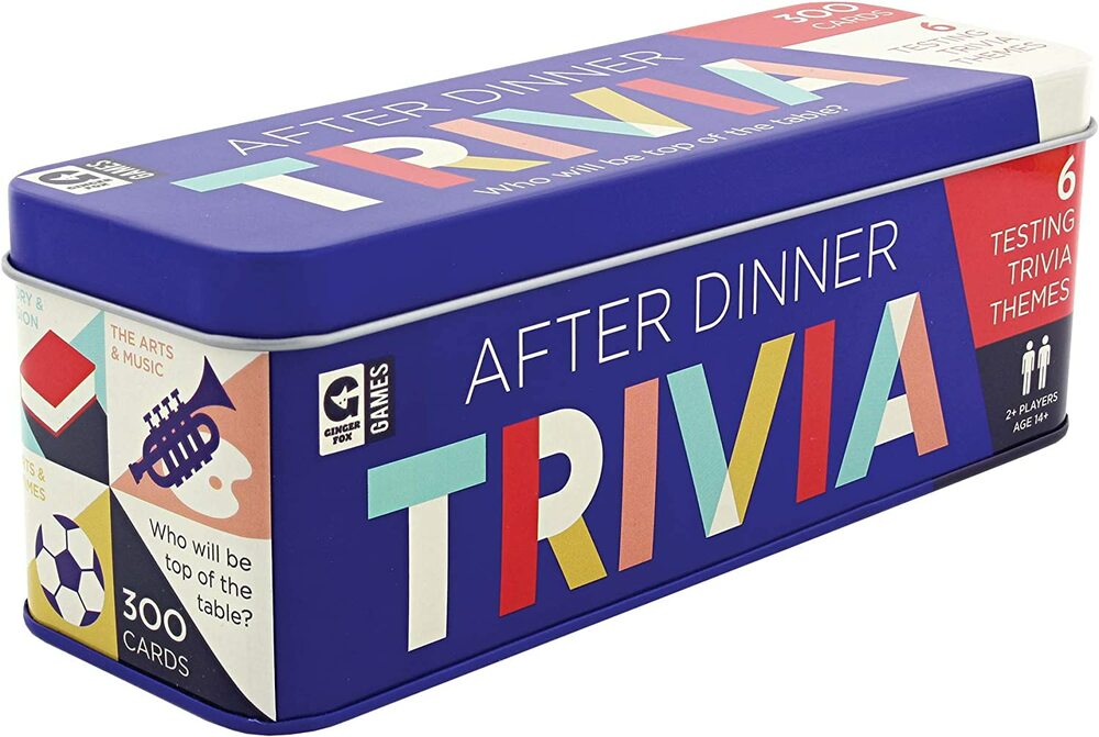 After Dinner Trivia in a Tin