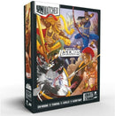 Unmatched: Battle of Legends Vol. 2 game box featuring dynamic artwork of legendary characters in battle, including Sun Wukong, Yennenga, Achilles, and Bloody Mary. The box showcases vibrant illustrations that capture the essence of a legendary showdown, perfect for strategy game enthusiasts.