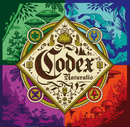 The product image shows the Codex Naturalis game, featuring a vibrant, multi-colored design with intricate illustrations of plants, animals, and mystical elements. The central text 'Codex Naturalis' is stylized with ornate lettering, surrounded by thematic icons including a book, a mushroom, and animals, all set against a backdrop of nature-inspired motifs.