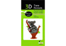 3D Paper Model of a koala bear made by fridolin. The model features a koala perched on a stylized tree, showcasing intricate paper crafting skills. The packaging emphasizes the DIY aspect, highlighting the fun of building your own 3D animal art.