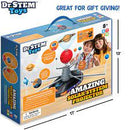The Solar System Projector by Thin Air Brands is an engaging educational toy designed for kids aged 8 and up. The packaging showcases vibrant imagery of planets and highlights its features, promoting interactive learning about astronomy. Perfect for curious minds and great for gift-giving, this projector brings the solar system to life.