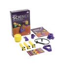 The Table Top Air Rocket kit from PlaySTEAM is displayed, featuring colorful components including a launcher, rockets, and a learning booklet. It is designed for DIY enthusiasts aged 8 and up and promotes fun and educational hands-on learning about air propulsion and science principles.