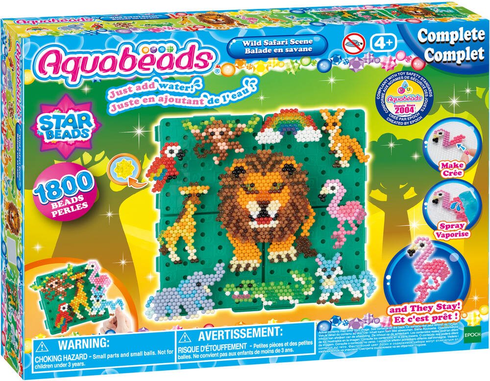 Aqua Beads Wild Safari Scene