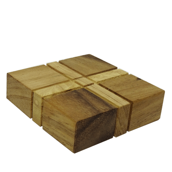 The Square Cross Wooden Braintease is a beautifully crafted mechanical puzzle made from high-quality wood. It features a unique square design with intricate cross patterns, perfect for challenging your problem-solving skills. Ideal for puzzle enthusiasts, this engaging brainteaser combines aesthetics and mental exercise.