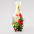 A beautifully crafted 3D jigsaw puzzle vase featuring vibrant pink lotus flowers and koi fish against a lush green background. This puzzle is designed by Pintoo and showcases intricate detailing, making it a stunning decorative piece once completed. Ideal for puzzle enthusiasts and art lovers alike.