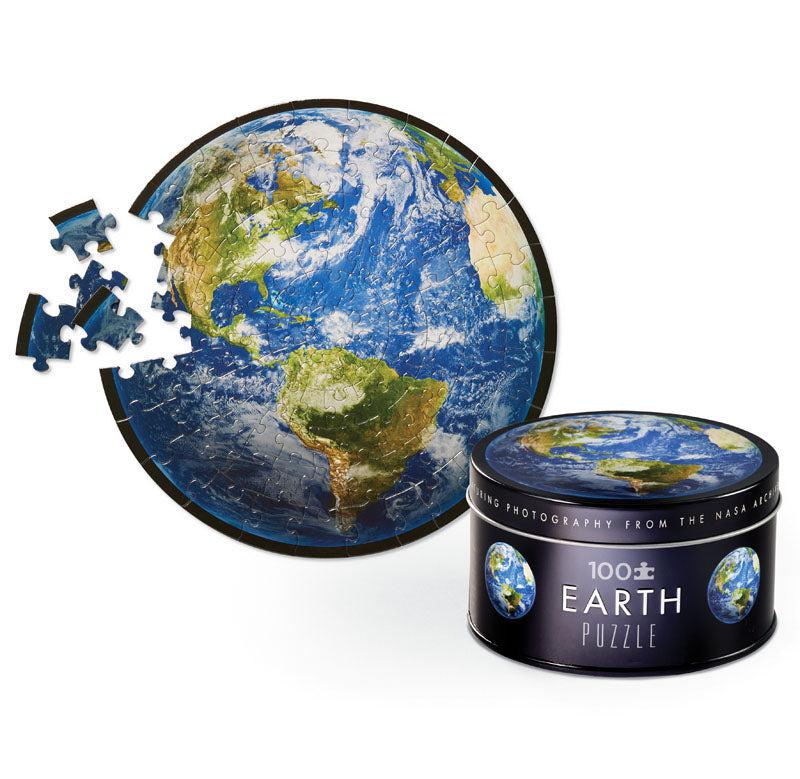 Tin Space Puzzle Earth