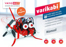 The Varikabi Robotic Critter is a light green DIY kit designed for creating a variable robot. It features a compact design with 12 astounding functions, ideal for both beginners and experts. The kit includes multiple components, including sensors and motors, and requires no programming for assembly. Suitable for ages 8 and up, assembly time is approximately 1 hour.