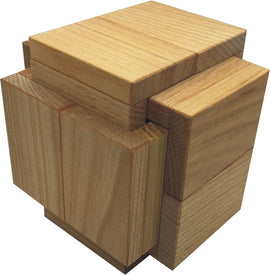 The Double Desk Box by VINCO is a unique mechanical puzzle made of natural wood. Featuring interlocking wooden blocks, it invites users to engage in problem-solving and hand-eye coordination as they manipulate the pieces to unlock the box. Ideal for enhancing cognitive skills and providing entertainment for both children and adults.