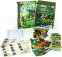 Ecosystem board game by GENIUS GAMES featuring colorful cards, game board, rules sheet, and resource tokens. Ideal for family game nights and strategy lovers.