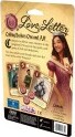 Love Letter game by Z-Man Games, featuring a stylish packaging with a woman in a elegant dress. The display includes cards with various characters and a stylish design, perfect for players who enjoy strategic gameplay in a romantic theme. Ideal for fun gatherings and light-hearted competition.