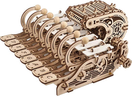 The Ugears 3D Mechanical Celesta is a detailed DIY mechanical kit featuring intricately designed wooden components. This model resembles a miniature musical instrument, with keys labeled from C to G, and a beautifully crafted frame that highlights its mechanical workings. Ideal for both music enthusiasts and puzzle lovers, this kit offers a unique hands-on building experience.