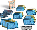 Captain Sonar: Upgrade One game set by Asmodee, featuring detailed game boards in blue and gold, player markers, and rule cards. The box is styled with a modern design and showcases the game's features for strategic gameplay. Ideal for team-oriented play, enhancing the Captain Sonar experience.