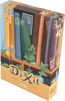 Asmodee jigsaw puzzle titled 'Richness', featuring a vibrant design of books on a shelf with greenery. The puzzle includes 500 pieces and is part of the Dixit collection, suitable for both adults and children.