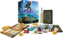The game Oh Captain! by Asmodee features a vibrant box cover with a whimsical pirate theme. The game includes gold coin tokens, action cards depicting various pirate items, and a unique bottle component. Perfect for family fun or game nights, this interactive adventure invites players to sail the seas and collect treasures.