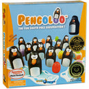 The game Pengoloo by Blue Orange U.S.A. features colorful penguin figures and egg tokens. The box showcases a fun South Pole theme, designed for 2 to 4 players. Ideal for family game night, it promotes interactive play and cognitive skills. The game includes wooden components and has received accolades from Parenting magazine for being mom-tested.
