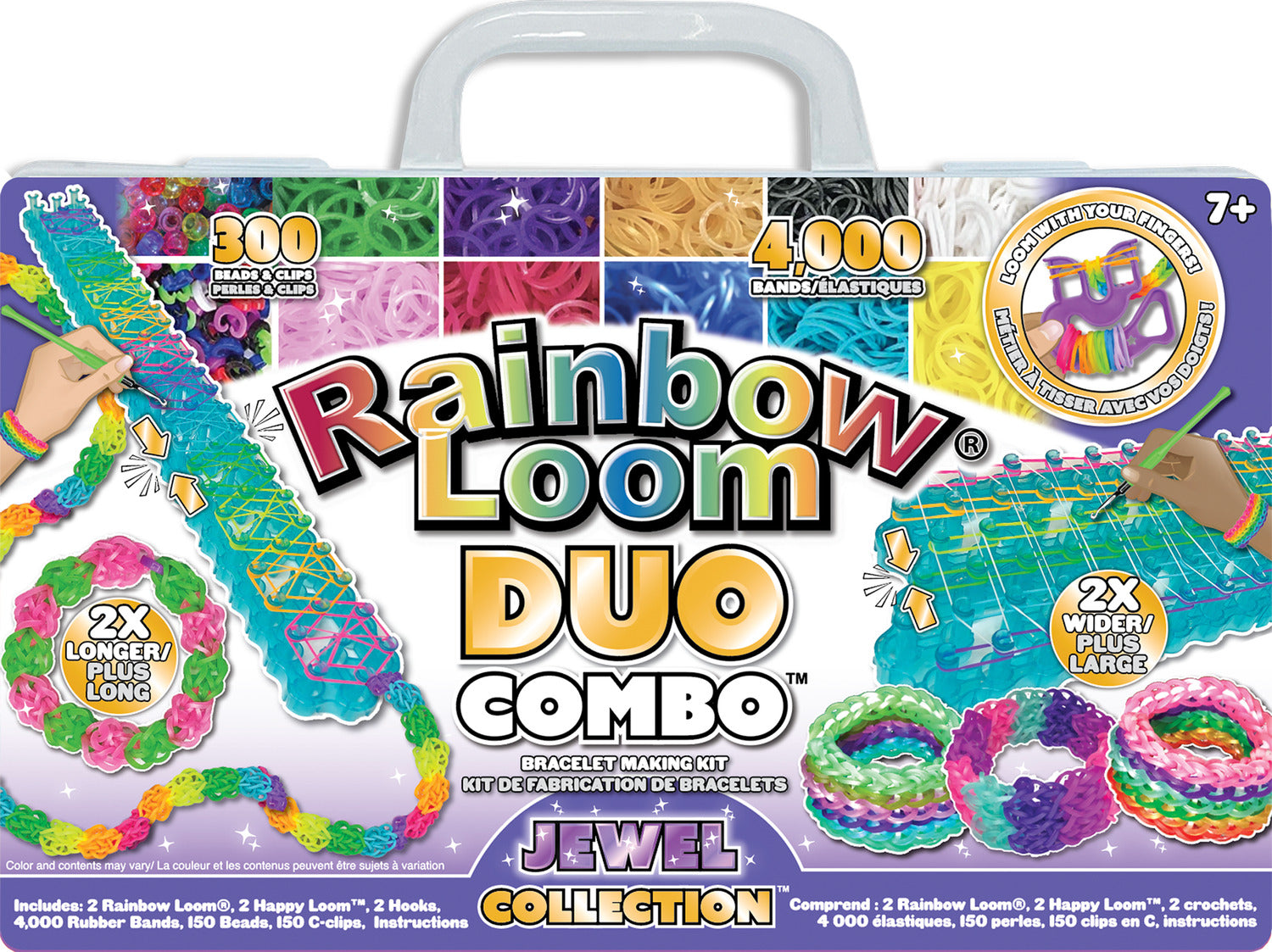 Rainbow Loom Duo Jewel Combo