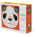 The Make-A-Face Blocks by Crocodile Creek, designed for ages 3 to 103. The packaging features colorful illustrations of diverse animal faces and playful designs, inviting creativity and imagination. Create 10,077,696 unique faces using these stacking blocks, perfect for fostering imaginative play and learning.
