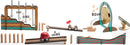 Djeco Zig & Go Music is a vibrant DIY kit that features colorful wooden components designed for children to create a musical adventure. This set includes ramps, bells, and various interactive parts that produce delightful sounds like 'ding' and 'boum' as the ball travels through the track. Perfect for encouraging creativity, fine motor skills, and sound exploration.