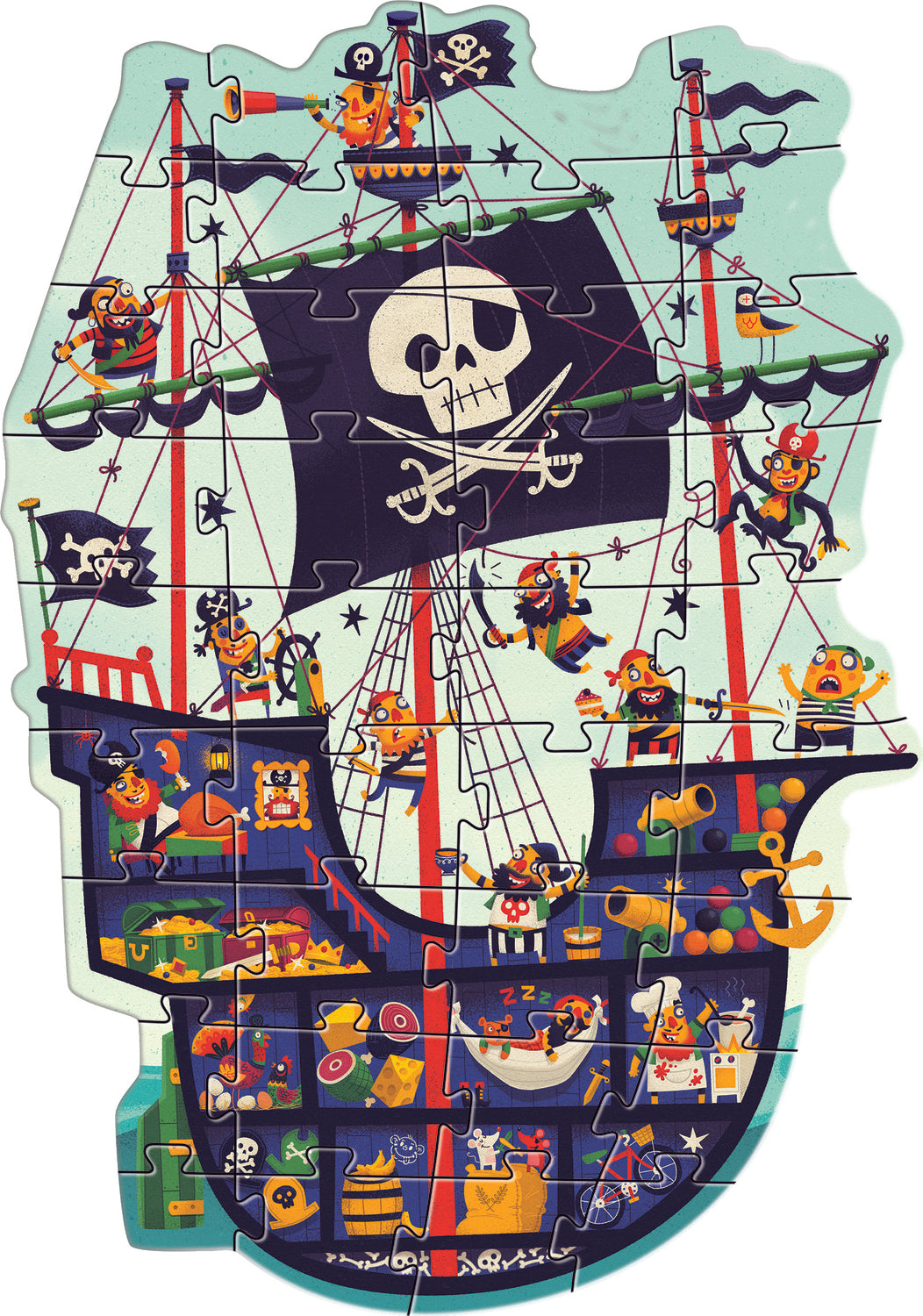 The Pirate Ship Giant Floor Puzzle