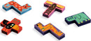 Pentanimo Sologic by DJECO, a colorful mechanical puzzle featuring uniquely shaped, animal-themed pieces, perfect for enhancing spatial reasoning skills and creativity.