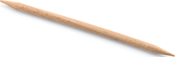 A natural wood scratch stick, designed for use with Lush Nature Scratch Cards by DJECO. Its pointed tip is perfect for detailed scratch art, allowing users to reveal vibrant colors beneath a matte surface. Ideal for creative projects and enhancing fine motor skills.