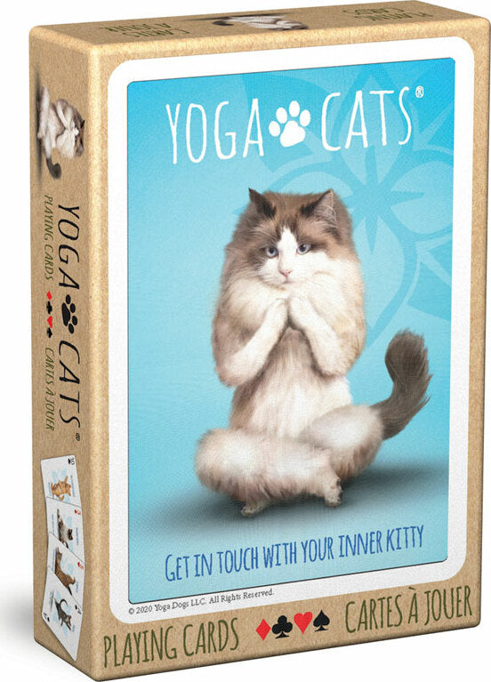 Yoga Cats Playing Cards