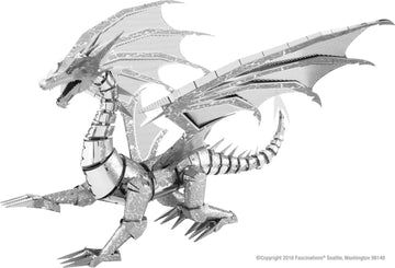 The ICONX Silver Dragon is a stunning DIY model kit featuring a detailed, metallic silver dragon. With intricate wings and realistic features, this kit provides an engaging building experience for enthusiasts. Perfect for display, it showcases your craftsmanship and creativity.
