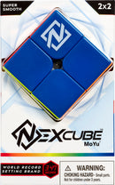 NexCube 2x2 mechanical puzzle featuring a vibrant blue design with a yellow, green, and orange accent. The cube is packaged attractively, highlighting its smooth performance and world record potential. Perfect for puzzle enthusiasts and speedcubers, it promises a rewarding challenge and hours of fun.