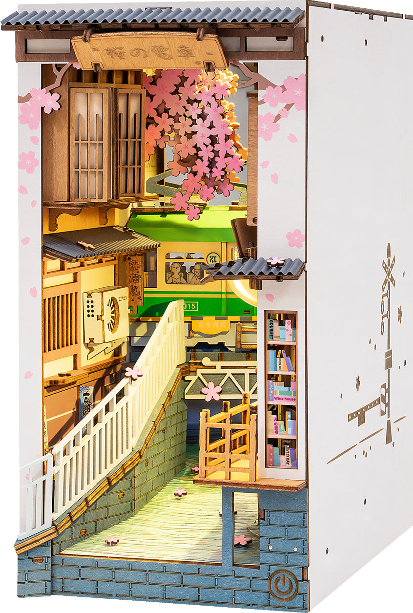 Sakura Tram DIY Book Nook