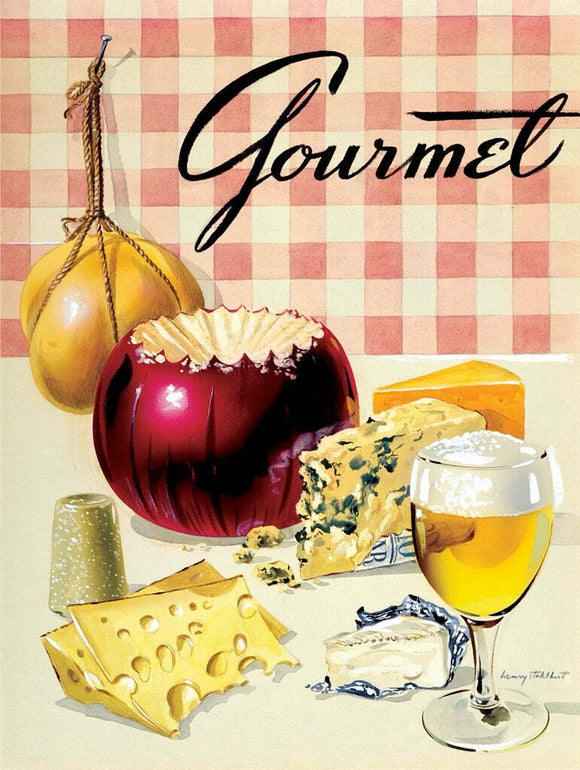 A vibrant 500-piece jigsaw puzzle featuring an artistic illustration of gourmet cheeses on a checkered tablecloth. The scene includes various cheese types, a glass of beer, and decorative elements, creating an inviting atmosphere for cheese lovers and puzzle enthusiasts.