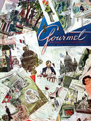 A vibrant illustration showcasing the A Taste of Paris Gourmet Puzzle by New York Puzzle Company, featuring charming scenes of Parisian life, including landmarks, food, and people, arranged artistically. Perfect for jigsaw puzzle enthusiasts.
