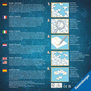 The Pirate's Peril Kids Escape Puzzle by Ravensburger features a colorful jigsaw design suitable for children. This interactive puzzle engages players in a themed escape game, combining traditional puzzle-solving with narrative adventures. The back of the puzzle provides instructions and illustrations on how to play, emphasizing fun and challenging gameplay for kids. Ideal for family bonding and educational development in critical thinking and coordination skills.