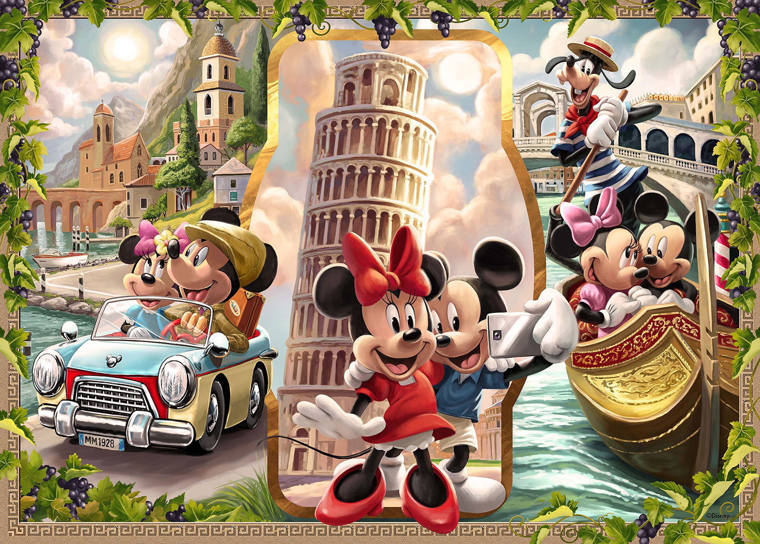 Mickey and Minnie In Mexico 1000 Piece Jigsaw Puzzle Disney