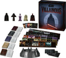 Star Wars Villainous: Power of the Dark Side game from Ravensburger, featuring iconic villains. The image displays game pieces, cards, and the box art showcasing a dark aesthetic with lightsaber imagery.