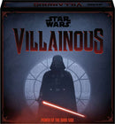 Star Wars Villainous: Power of the Dark Side game box featuring a silhouetted Darth Vader holding a red lightsaber against a dark background with the iconic Star Wars logo and the word 'Villainous'.