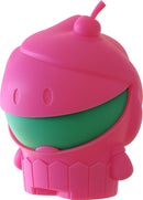 The Needoh Dohjee is a playful, pink fidget toy designed by Schylling. It features a cheerful character with a green smiley face and a whimsical cupcake-shaped top, perfect for squeezing and relieving stress.