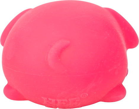 The NeeDoh Funky Pup is a vibrant pink fidget toy shaped like a cute puppy, made from a soft, squishy material. Its round body features adorable ears and a tail, perfect for stress relief and sensory fun.
