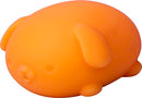 NeeDoh Funky Pup by Schylling, a bright orange, stress-relief fidget toy shaped like a cute, cartoonish dog. Soft and squishy texture designed for squeezing and manipulation to promote relaxation.