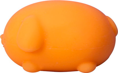 The NeeDoh Funky Pup by Schylling is an orange, squishy dog-shaped fidget toy. Its smooth, soft surface is perfect for squeezing and stress relief, designed to provide sensory stimulation and relaxation. Ideal for both kids and adults, it features cute puppy ears and a rounded body, making it an adorable addition to any collection.