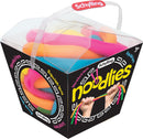 Needoh Noodies by Schylling, a colorful sensory toy in a takeout-style box. Features multiple stretchy, squishy noodles in vibrant colors. Recommended for ages 3 and up.