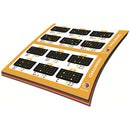 The IQ Twist - Multi-Level Logic game by SmartGames features multiple challenge cards with vibrant colors and intricate logic puzzles laid out in a fan shape. Each card presents various challenge levels and a grid for placing colorful pieces, designed to enhance problem-solving skills and cognitive development.