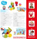 SMARTMAX My First Build & Drive set features colorful magnetic blocks that children can use to create and drive their own vehicles. The set includes various shapes and a car base, promoting fine motor skills, hand-eye coordination, and imaginative play for young children aged 2 and up.
