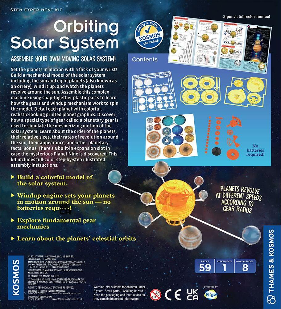 Orbiting Solar System Build Kit | EurekaPuzzles