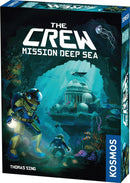 The Crew: Mission Deep Sea game box featuring two divers exploring an underwater scene filled with colorful marine life and ancient ruins. The artwork depicts deep-sea adventure themes with a vibrant color palette.
