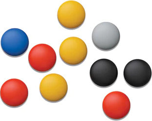 Dimension: The Brain Game to Go includes colorful spherical pieces in red, yellow, blue, black, and gray arranged thoughtfully. Ideal for mechanical puzzle enthusiasts, this game challenges players to think critically and strategize while having fun.