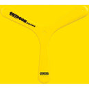 Duncan Outdoor Boomerang in vibrant yellow color. The sturdy plastic design features a unique Y-shape, ideal for outdoor fun. The brand name 'Duncan' is clearly visible, emphasizing quality and playfulness.