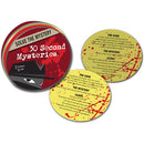 30 Second Mysteries game by University Games features engaging mystery scenarios. Includes cards with clues and cases for quick-paced problem-solving fun.