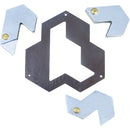 The Cast Hexagon by Hanayama is a captivating mechanical puzzle featuring a hexagon-shaped central piece surrounded by four intricately designed metal interlocking pieces. The puzzle invites players to discover and unlock its secrets through logical problem-solving and spatial reasoning, perfect for puzzle enthusiasts and collectors alike.